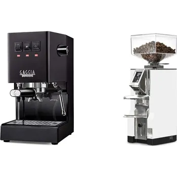 Kávovar Gaggia Classic E24 BC, black + Eureka Mignon Libra, CR white