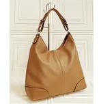 MaxFly kožená kabelka 5375 hnědá camel