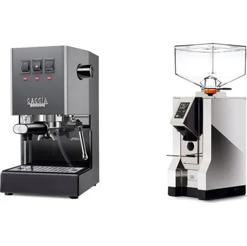 Kávovar Gaggia Classic E24, grey + Eureka Mignon Perfetto, CR chrome