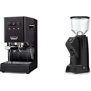 Kávovar Gaggia Classic E24, black + Eureka Zenith 65 Touch, black