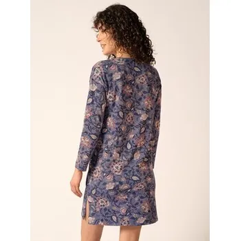 Dámská noční košile Huber Noční košile 19018 Fialová Regular Fit 48