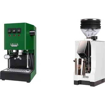 Kávovar Gaggia Classic E24 BC, green + Eureka Mignon Zero, CR white