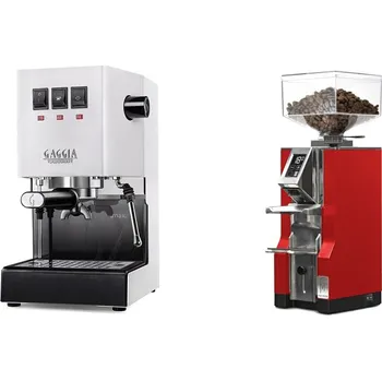 Kávovar Gaggia Classic E24 BC, white + Eureka Mignon Libra, CR ferrari…