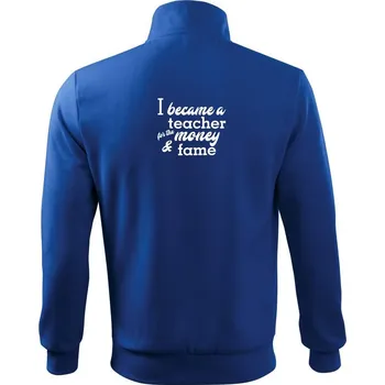 Pánské oblečení Became a teacher - Mikina bez kapuce Adventure - XL ( Královská modrá )