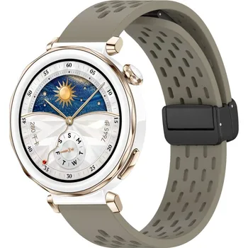 VSECHNONAMOBIL 93900 AIRY Silikonový řemínek pro Huawei Watch GT 5 Pro 42mm tmavě šedý
