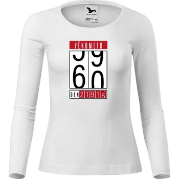 Dámské tričko DOBRÝ TRIKO Dámské bavlněné triko Věkometr 60 Velikost: 3XL, Barva: Bílá