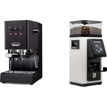 Kávovar Gaggia Classic E24 BC, black + Rancilio STILE, white