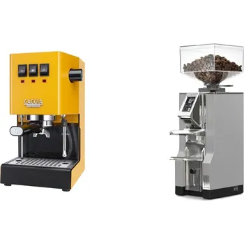 Kávovar Gaggia Classic E24 BC, yellow + Eureka Mignon Libra, CR grey