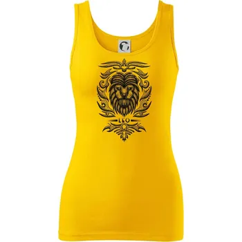 Dámské tričko Leo - vintage - Dámské tílko - S ( Žlutá )