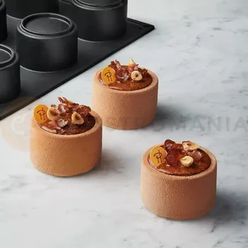 Kuchyňská sůl Silikonová forma pro monoporce - 400x300 mm - Válec 130 ml, válec | PAVONI, PX4393S