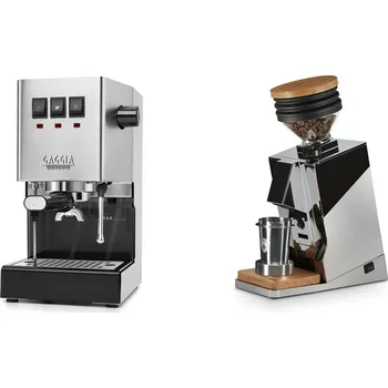 Kávovar Gaggia Classic E24 BC, stainless steel + Eureka Mignon Single…