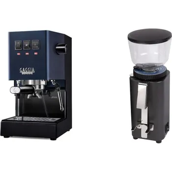 Kávovar Gaggia Classic E24, blue + ECM C-Manuale 54, anthracite