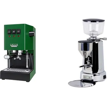 Kávovar Gaggia Classic E24, green + ECM V-Titan 64