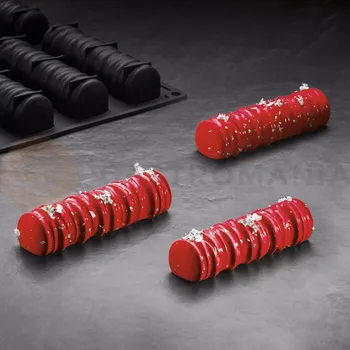 Kuchyňská sůl Silikonová forma na zdobení eclair sequoia | PAVONI, PX4387S