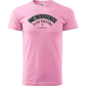 Pánské tričko DOBRÝ TRIKO Pánské tričko Mě nenasereš Velikost: L, Barva: Růžová