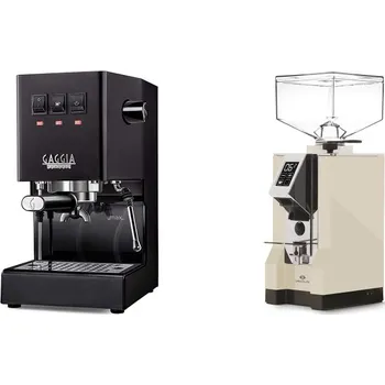 Kávovar Gaggia Classic E24, black + Eureka Mignon Specialita, CR cream