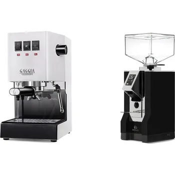 Kávovar Gaggia Classic E24, white + Eureka Mignon Bravo, CR black