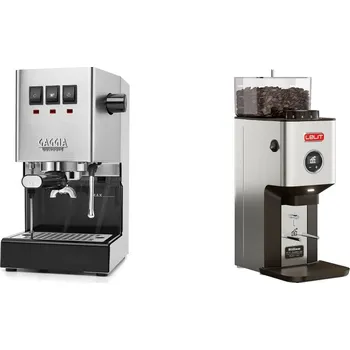 Kávovar Gaggia Classic E24 BC, stainless steel + Lelit William PL72