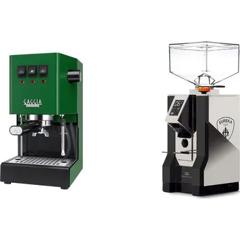 Kávovar Gaggia Classic E24, green + Eureka Mignon Perfetto, NX black