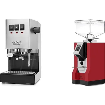 Kávovar Gaggia Classic E24, stainless steel + Eureka Mignon Bravo, CR…