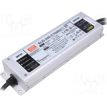 Napájecí zdroj pro osvětlení MEAN WELL ELG-240-C700D2-3Y