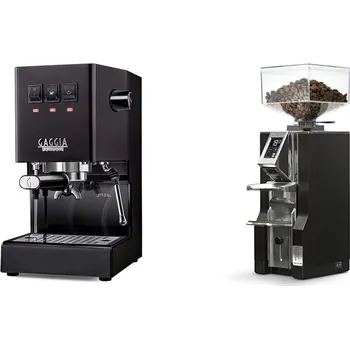 Kávovar Gaggia Classic E24 BC, black + Eureka Mignon Libra, CR black