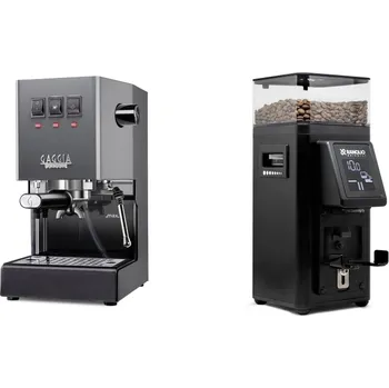 Kávovar Gaggia Classic E24, grey + Rancilio STILE, black