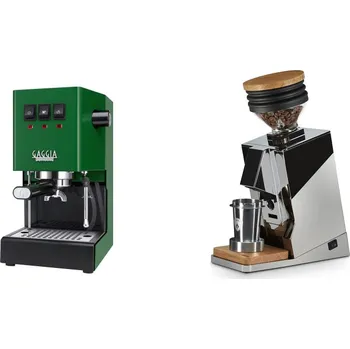 Kávovar Gaggia Classic E24, green + Eureka Mignon Single Dose, Chrome &…