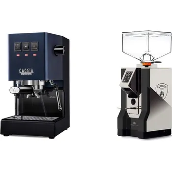 Kávovar Gaggia Classic E24 BC, blue + Eureka Mignon Perfetto, NX black