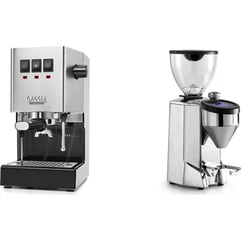 Kávovar Gaggia Classic E24 BC, stainless steel + Rocket Espresso FAUSTO…