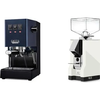Kávovar Gaggia Classic E24 BC, blue + Eureka Mignon Silenzio, CR white