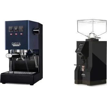Kávovar Gaggia Classic E24 BC, blue + Eureka Mignon Turbo, BL black