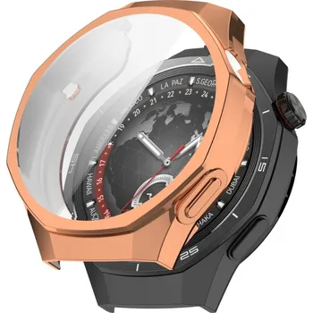 Příslušenství k chytrým hodinkám VSECHNONAMOBIL 93618 TPU FULL COVER Kryt pro Huawei Watch GT 5 Pro 46mm ROSE GOLD