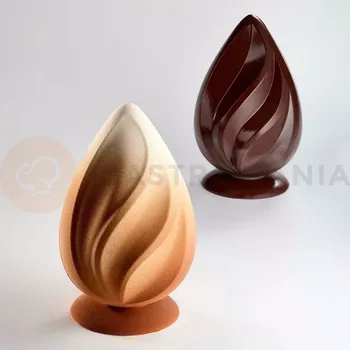 Čokoládová tyčinka Tepelně tvarovaná forma na monoporace ve tvaru hořících velikonočních vajíček 2 kusy | PAVONI, KT217