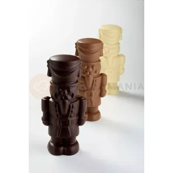 Čokoládová tyčinka PAVONI – KT215 – louskáček – 180 g – sada 2 tepelně tvarovaných forem na čokoládu