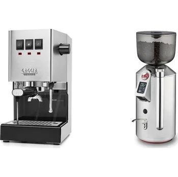 Kávovar Gaggia Classic E24, stainless steel + La Pavoni Cilindro