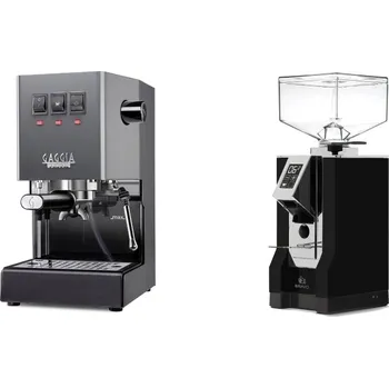 Kávovar Gaggia Classic E24, grey + Eureka Mignon Bravo, CR black