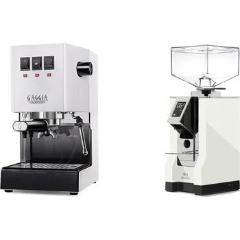 Kávovar Gaggia Classic E24, white + Eureka Mignon Bravo, CR white
