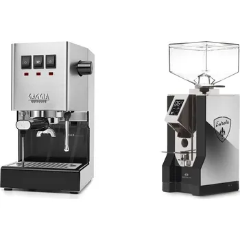 Kávovar Gaggia Classic E24, stainless steel + Eureka Mignon Specialita,…