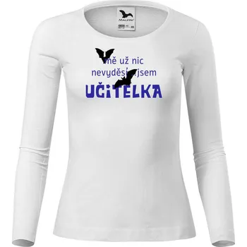 Dámské tričko DOBRÝ TRIKO Dámské triko s potiskem Jsem učitelka Velikost: 3XL, Barva: Bílá