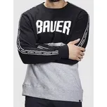 Mikina Bauer Overbranded Crew Černá / Šedá SR, Velikost SR XL (185 - 191 cm)