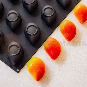 Kuchyňská sůl Silikonová forma na monoporce - 400x300 mm - Mango 95 ml | PAVONI, PX43104S