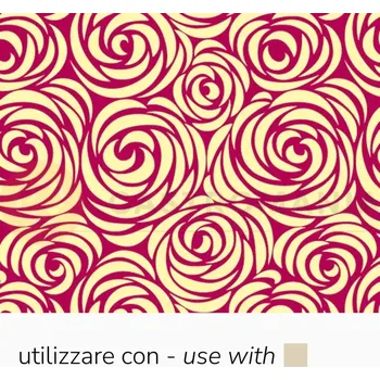 Čokoládová tyčinka Transferové fólie na čokoládové dekorace, 30 ks v růžích | PAVONI, SD219SB