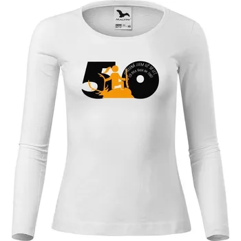 Dámské tričko DOBRÝ TRIKO Dámské triko Jsem střelená 50 let Velikost: 3XL, Barva: Bílá