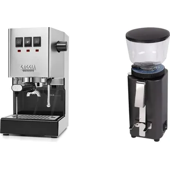 Kávovar Gaggia Classic E24 BC, stainless steel + ECM C-Manuale 54,…