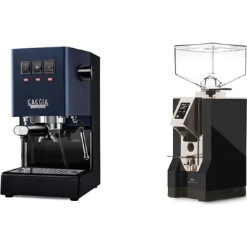 Kávovar Gaggia Classic E24 BC, blue + Eureka Mignon Specialita, CR black