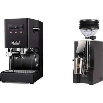 Kávovar Gaggia Classic E24, black + Eureka Mignon Zero, CR black