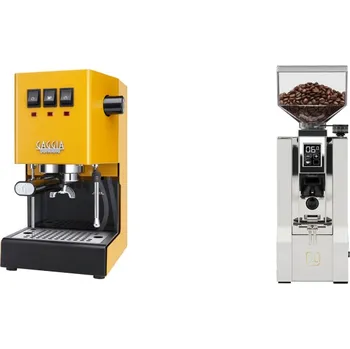 Kávovar Gaggia Classic E24, yellow + Eureka Mignon XL, CR white
