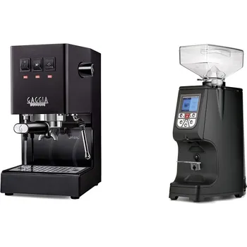 Kávovar Gaggia Classic E24, black + Eureka Atom 60, black