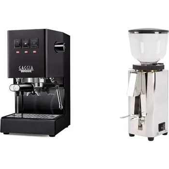 Kávovar Gaggia Classic E24, black + ECM C-Manuale 54